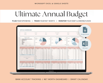 Ultimate Annual Budget All in one bundle weekly,monthly & yearly