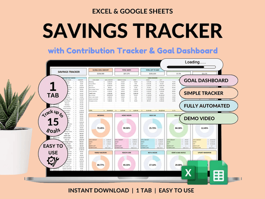 Savings & Sinking Funds Tracker/planner