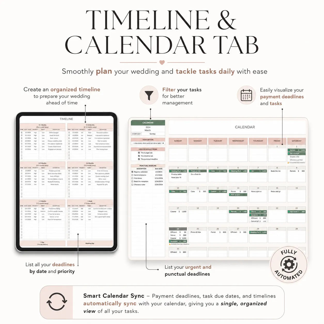 Ultimate Wedding Planner Spreadsheet