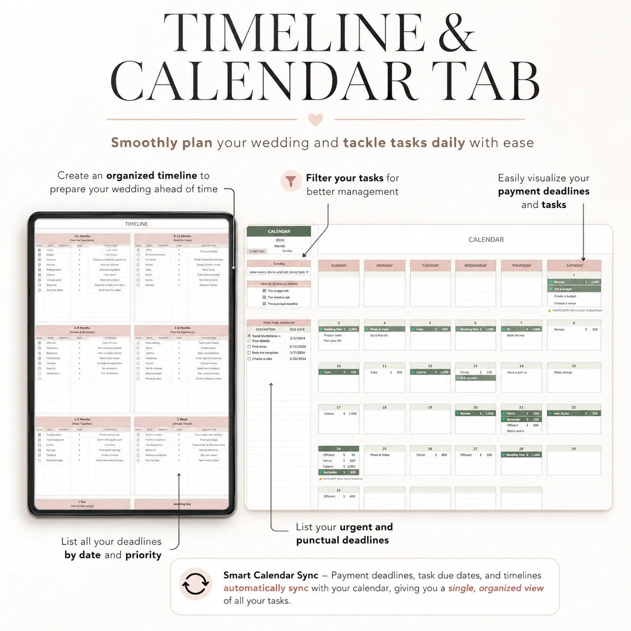 Ultimate Wedding Planner Spreadsheet
