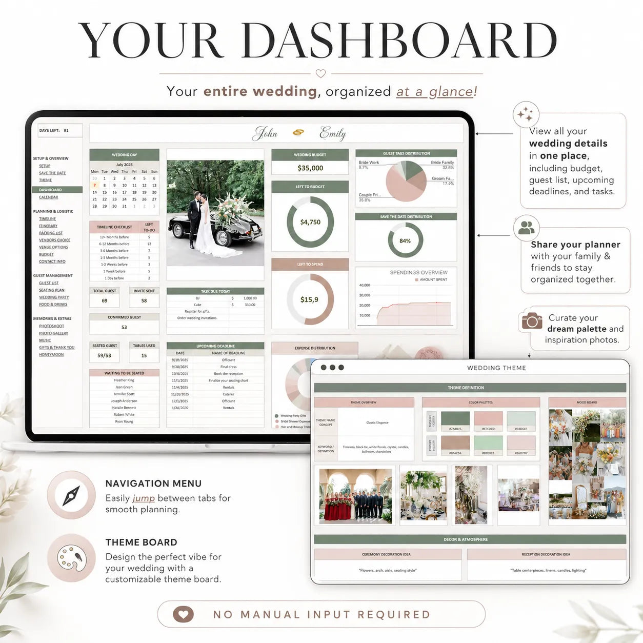 Ultimate Wedding Planner Spreadsheet