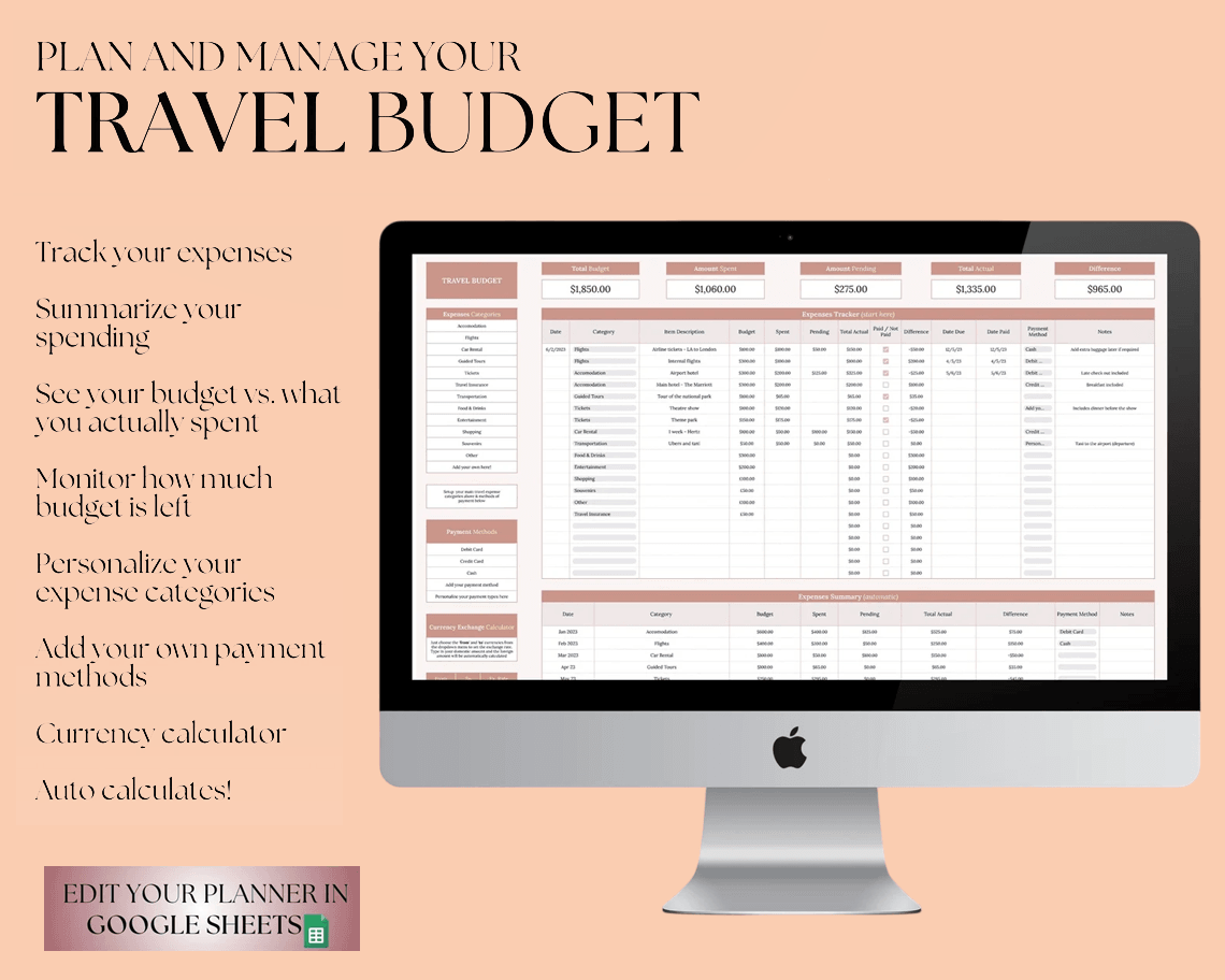 Travel Budget Planner