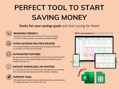 Savings & Sinking Funds Tracker/planner