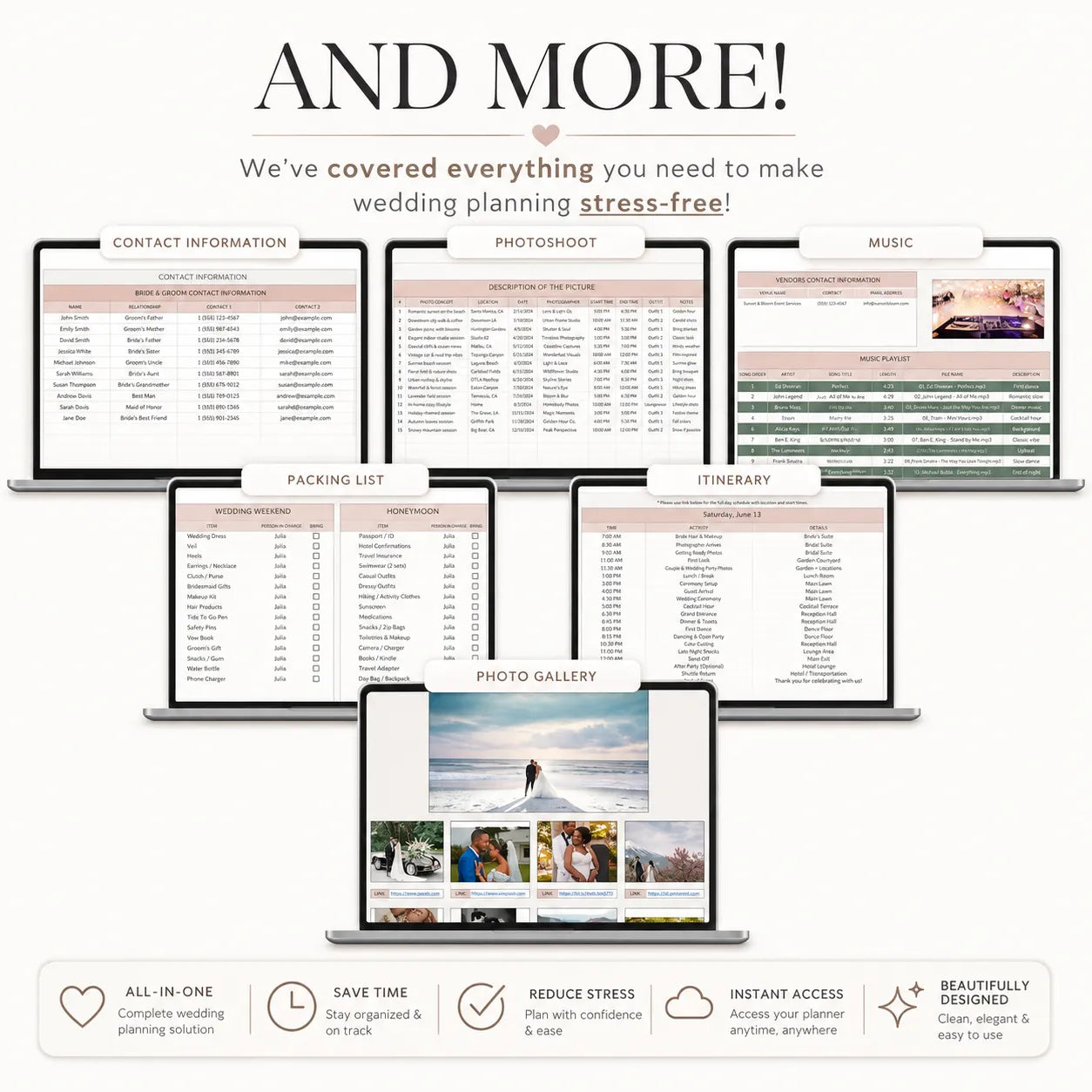 Ultimate Wedding Planner Spreadsheet