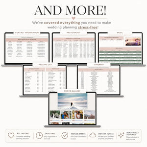 Ultimate Wedding Planner Spreadsheet