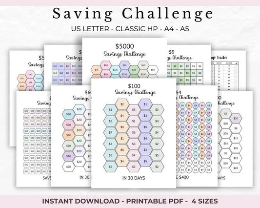 Money Saving Challange(sheets)